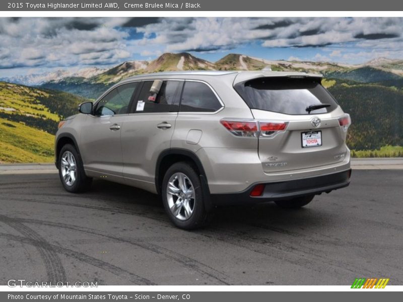 Creme Brulee Mica / Black 2015 Toyota Highlander Limited AWD