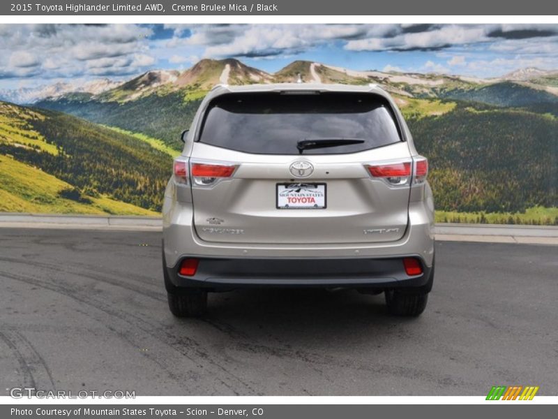 Creme Brulee Mica / Black 2015 Toyota Highlander Limited AWD