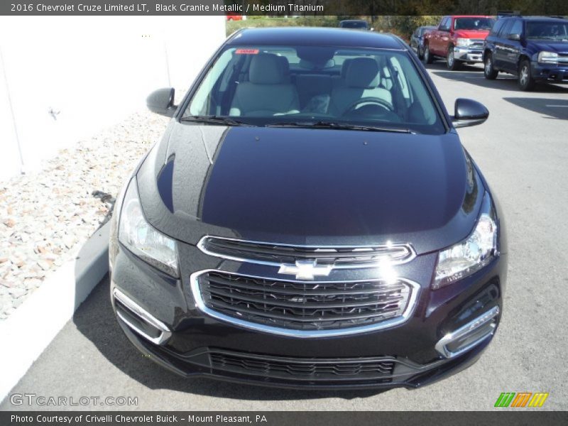 Black Granite Metallic / Medium Titanium 2016 Chevrolet Cruze Limited LT