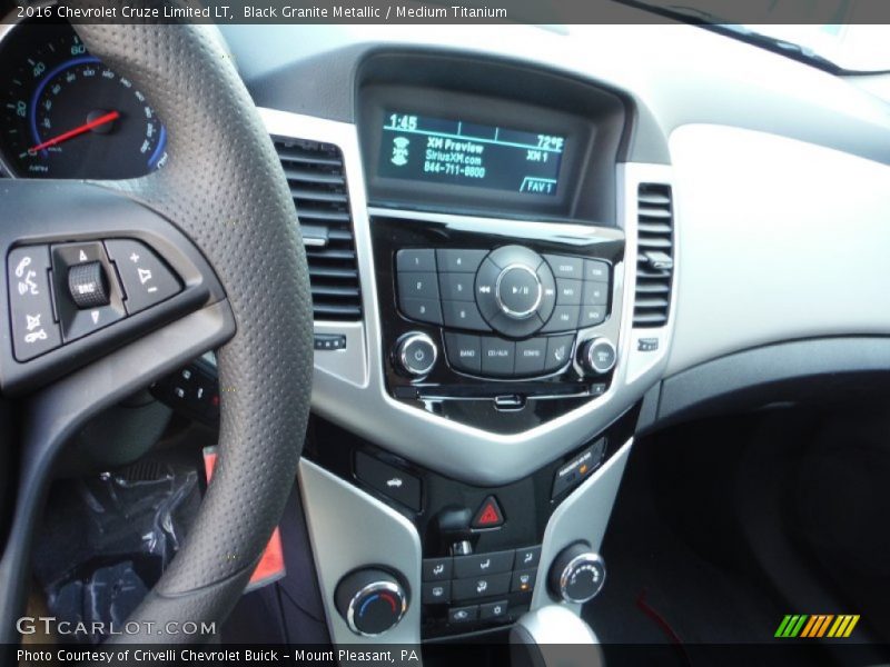 Black Granite Metallic / Medium Titanium 2016 Chevrolet Cruze Limited LT