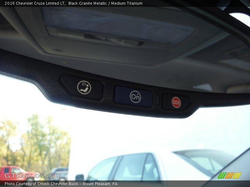 Black Granite Metallic / Medium Titanium 2016 Chevrolet Cruze Limited LT