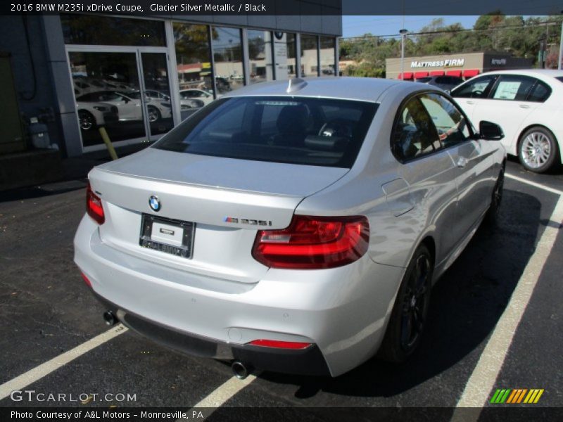 Glacier Silver Metallic / Black 2016 BMW M235i xDrive Coupe