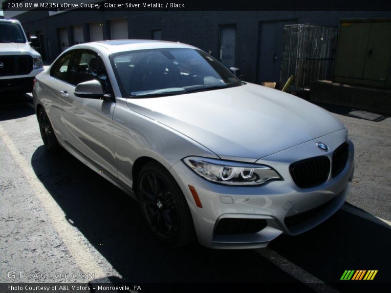 Glacier Silver Metallic / Black 2016 BMW M235i xDrive Coupe