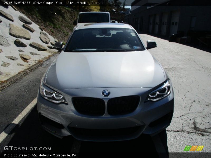 Glacier Silver Metallic / Black 2016 BMW M235i xDrive Coupe