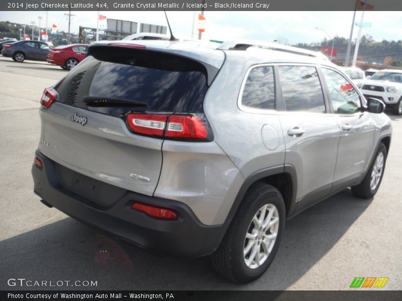 Granite Crystal Metallic / Iceland - Black/Iceland Gray 2014 Jeep Cherokee Latitude 4x4