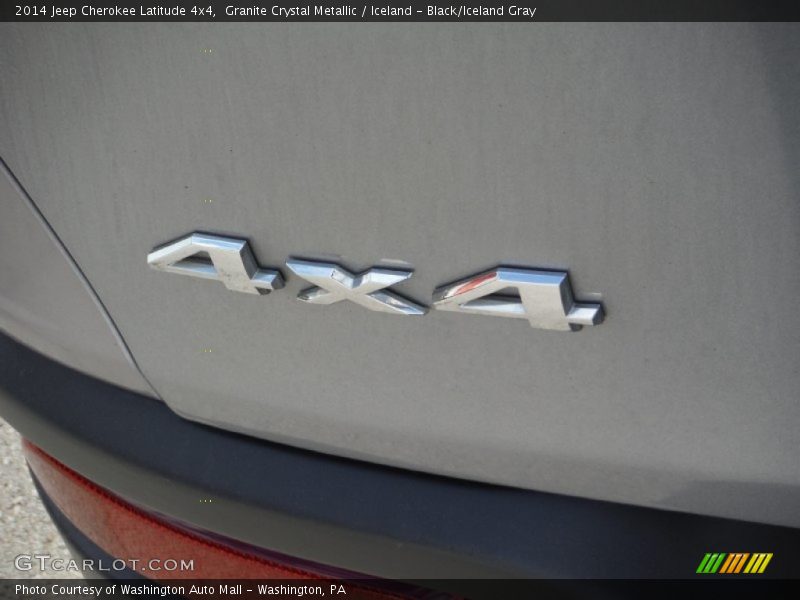 Granite Crystal Metallic / Iceland - Black/Iceland Gray 2014 Jeep Cherokee Latitude 4x4