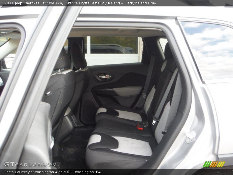 Granite Crystal Metallic / Iceland - Black/Iceland Gray 2014 Jeep Cherokee Latitude 4x4