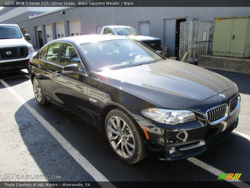 Black Sapphire Metallic / Black 2016 BMW 5 Series 535i xDrive Sedan