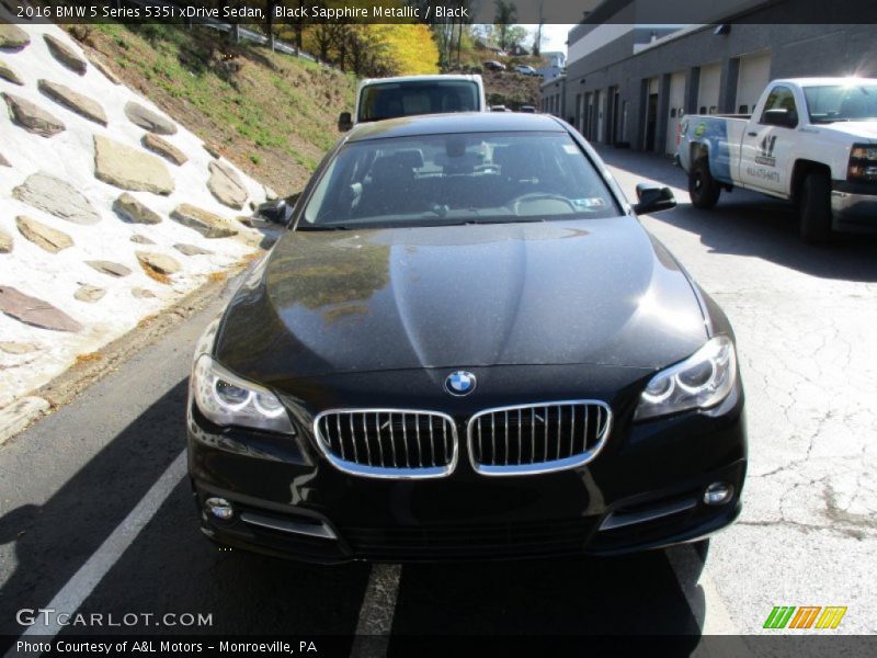 Black Sapphire Metallic / Black 2016 BMW 5 Series 535i xDrive Sedan
