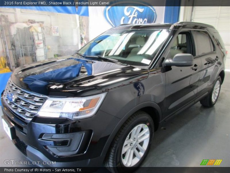 Shadow Black / Medium Light Camel 2016 Ford Explorer FWD