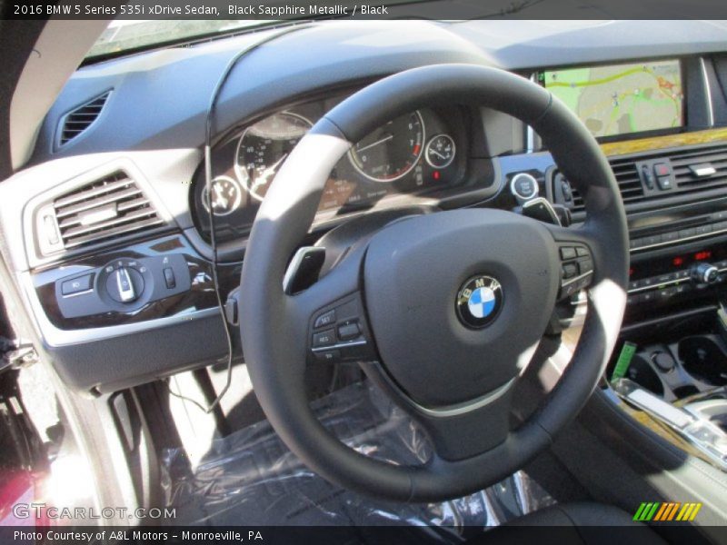 Black Sapphire Metallic / Black 2016 BMW 5 Series 535i xDrive Sedan