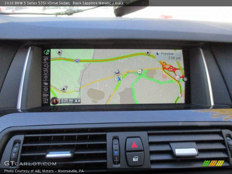 Black Sapphire Metallic / Black 2016 BMW 5 Series 535i xDrive Sedan