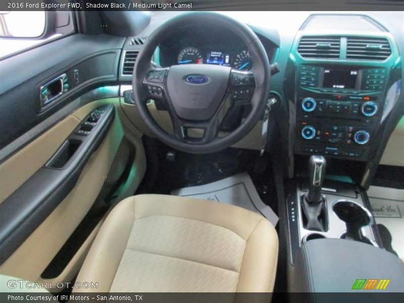 Shadow Black / Medium Light Camel 2016 Ford Explorer FWD