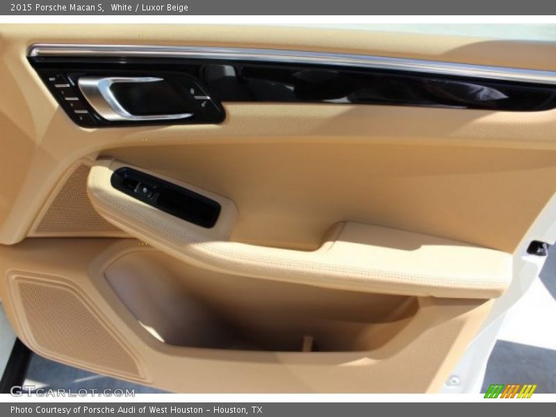 White / Luxor Beige 2015 Porsche Macan S