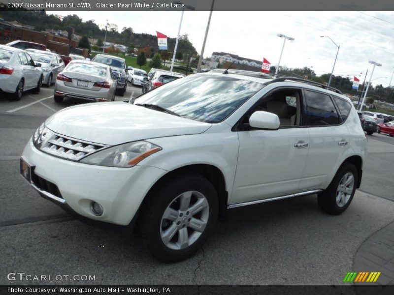 Glacier Pearl White / Cafe Latte 2007 Nissan Murano SL AWD