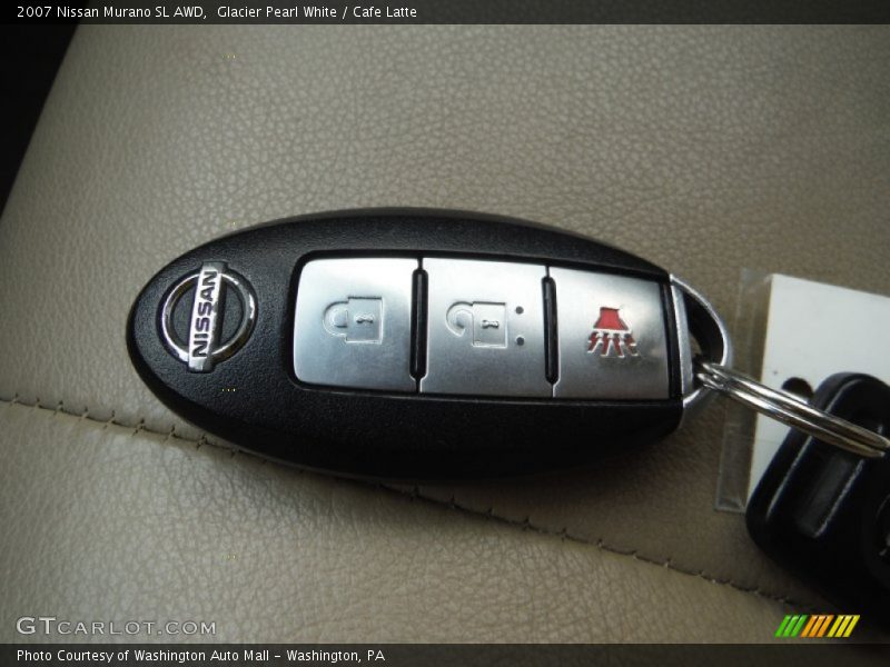 Glacier Pearl White / Cafe Latte 2007 Nissan Murano SL AWD