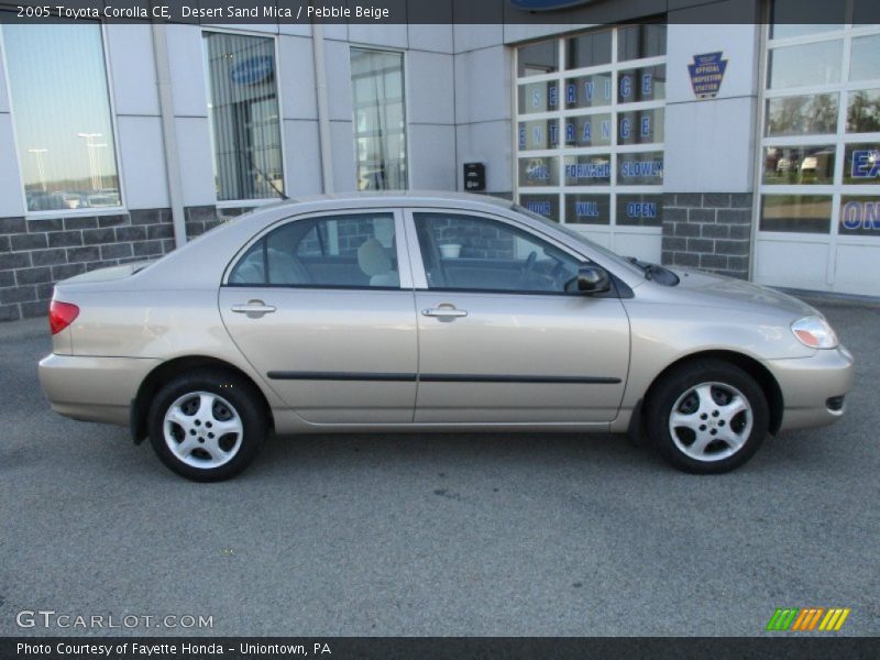 Desert Sand Mica / Pebble Beige 2005 Toyota Corolla CE