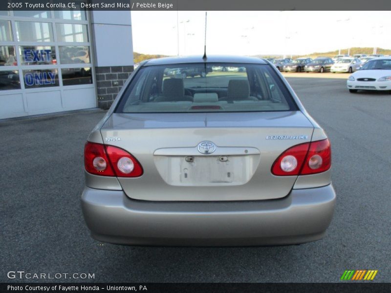 Desert Sand Mica / Pebble Beige 2005 Toyota Corolla CE