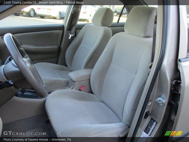  2005 Corolla CE Pebble Beige Interior