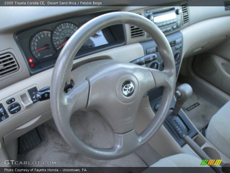 Desert Sand Mica / Pebble Beige 2005 Toyota Corolla CE