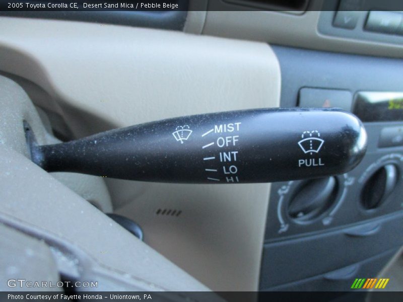 Desert Sand Mica / Pebble Beige 2005 Toyota Corolla CE