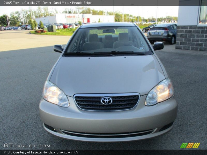 Desert Sand Mica / Pebble Beige 2005 Toyota Corolla CE