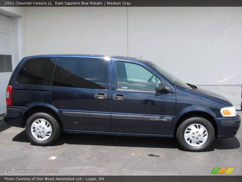 Dark Sapphire Blue Metallic / Medium Gray 2001 Chevrolet Venture LS