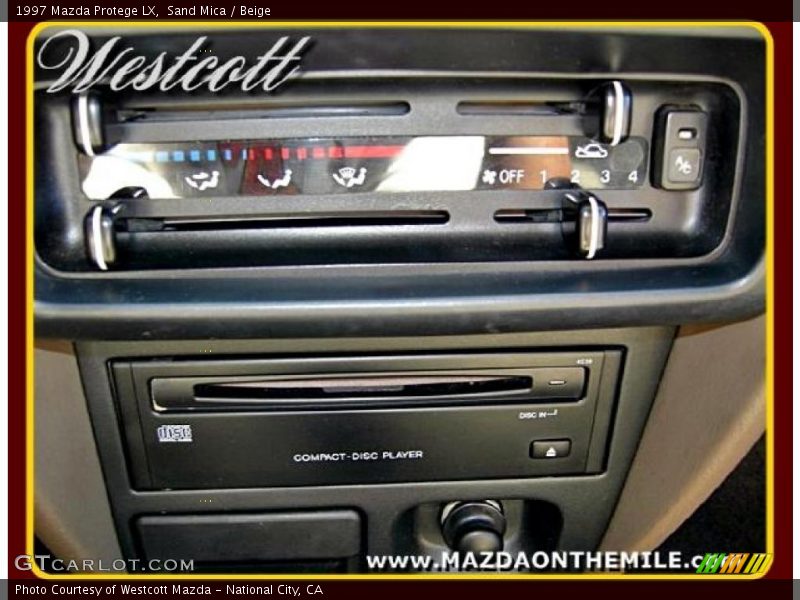 Sand Mica / Beige 1997 Mazda Protege LX
