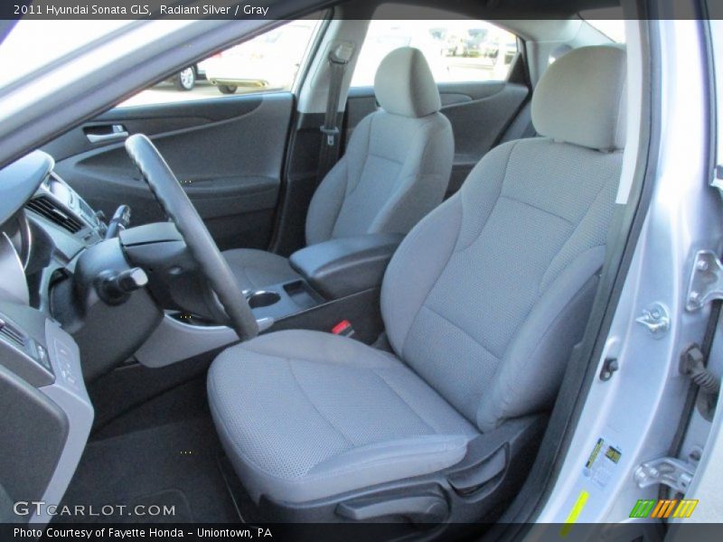 Radiant Silver / Gray 2011 Hyundai Sonata GLS