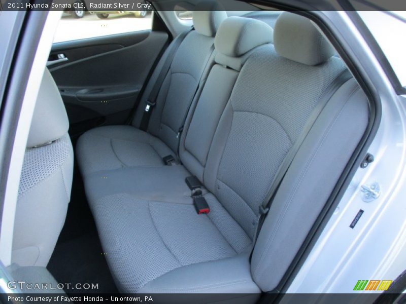 Radiant Silver / Gray 2011 Hyundai Sonata GLS