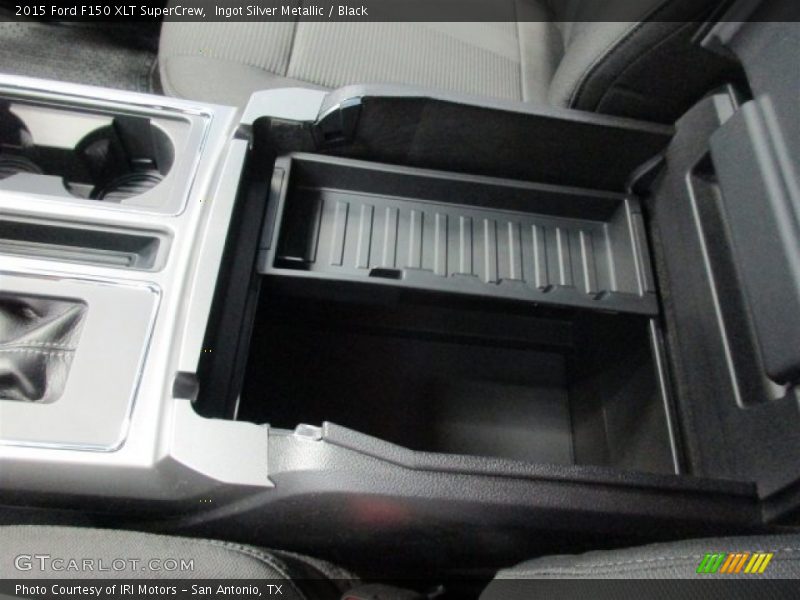 Ingot Silver Metallic / Black 2015 Ford F150 XLT SuperCrew
