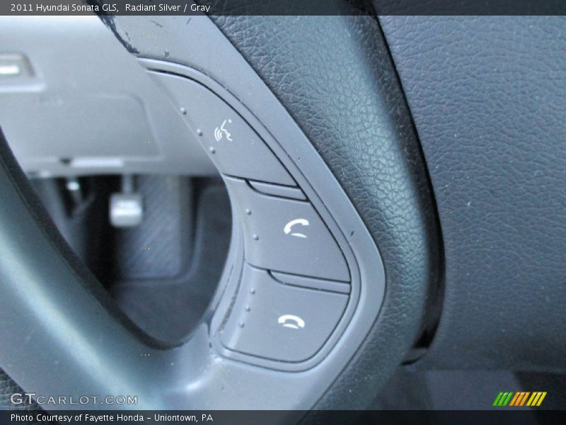 Radiant Silver / Gray 2011 Hyundai Sonata GLS