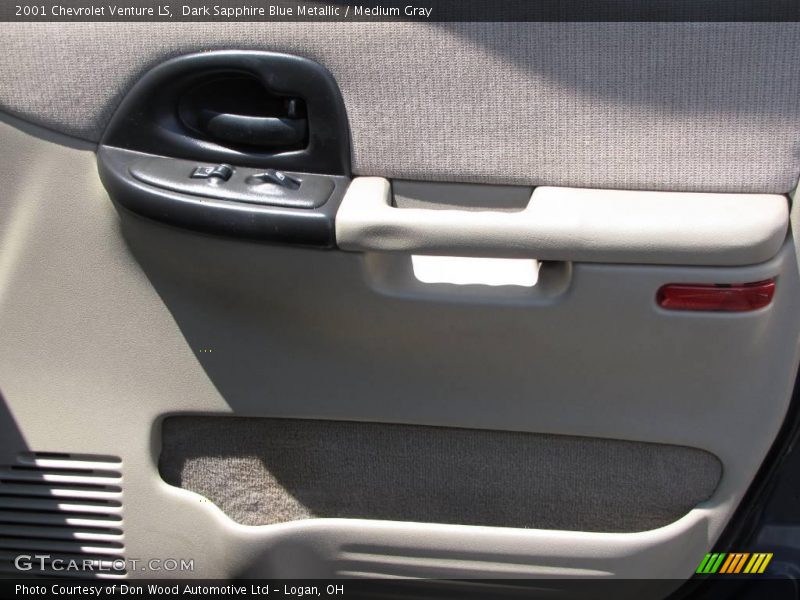 Dark Sapphire Blue Metallic / Medium Gray 2001 Chevrolet Venture LS