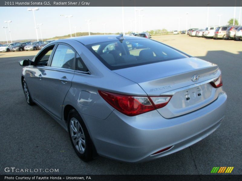 Radiant Silver / Gray 2011 Hyundai Sonata GLS
