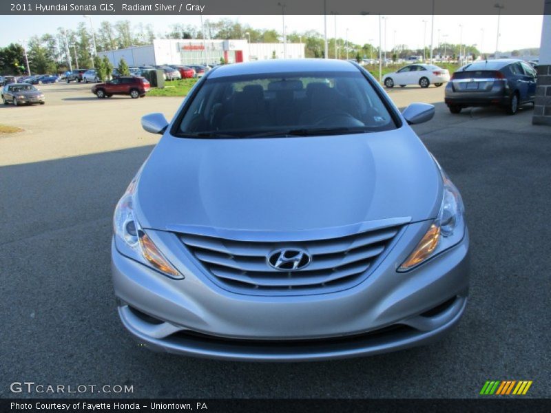 Radiant Silver / Gray 2011 Hyundai Sonata GLS