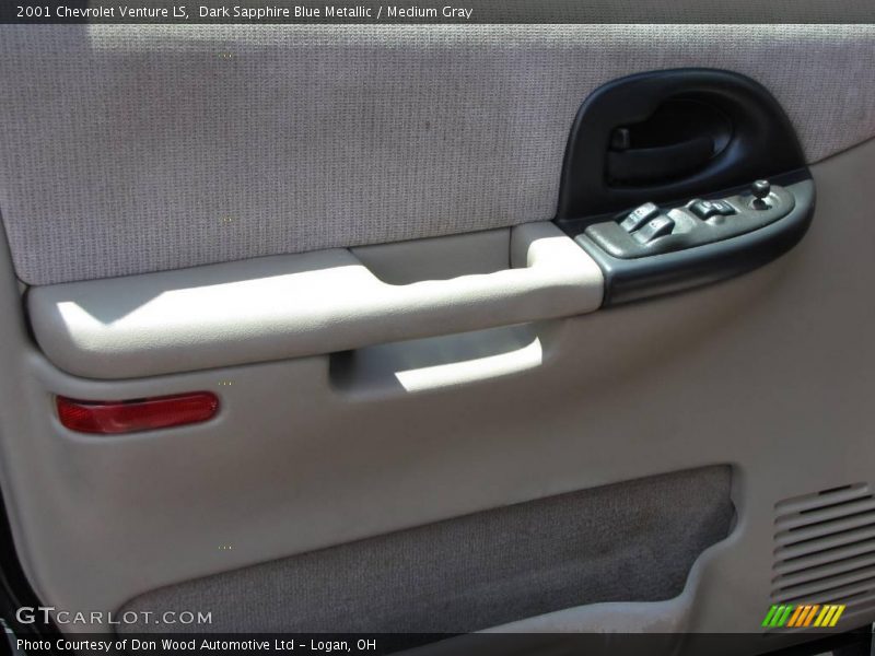 Dark Sapphire Blue Metallic / Medium Gray 2001 Chevrolet Venture LS