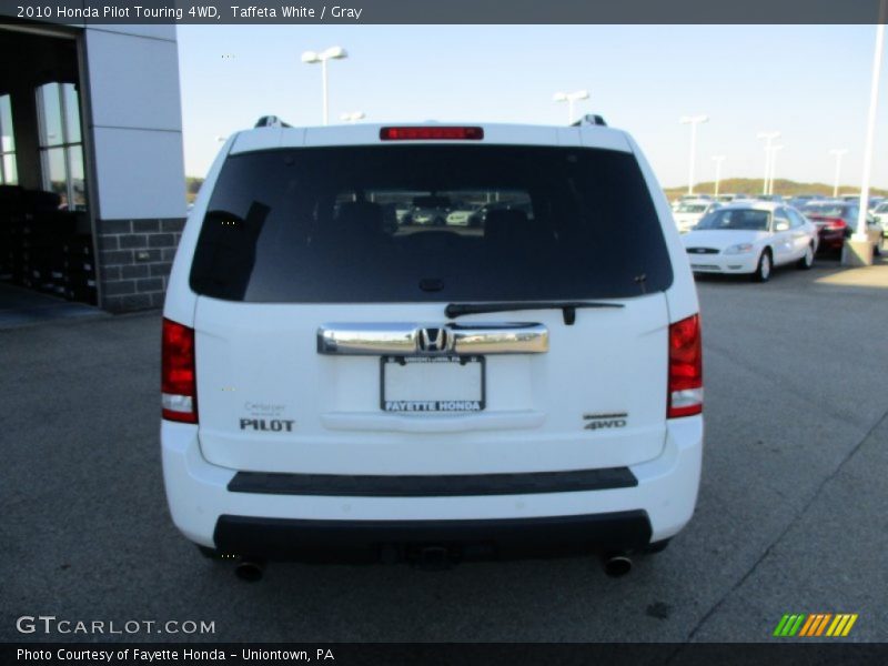 Taffeta White / Gray 2010 Honda Pilot Touring 4WD