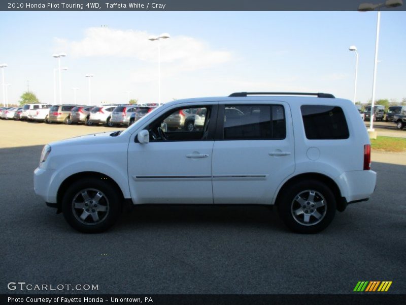 Taffeta White / Gray 2010 Honda Pilot Touring 4WD