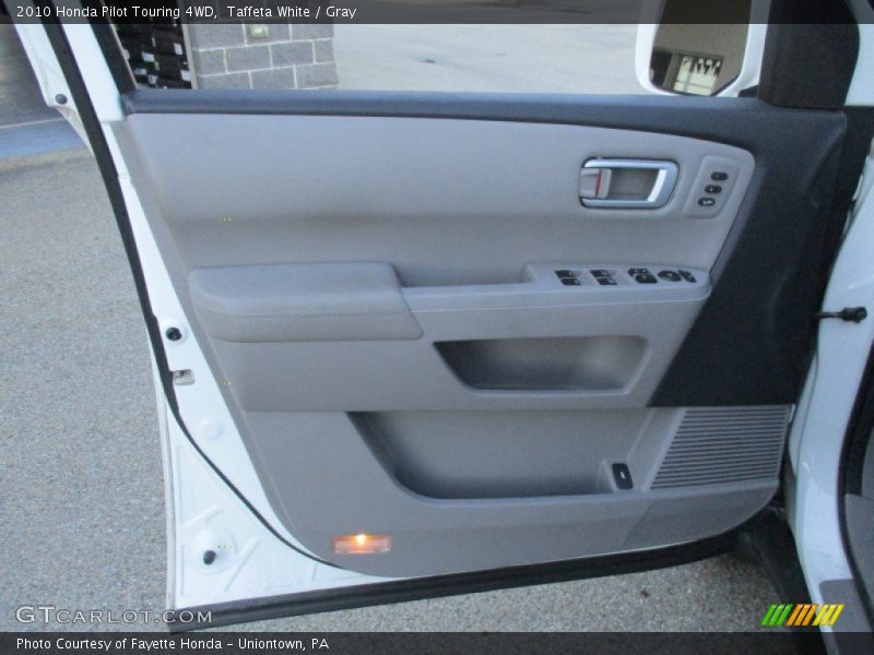 Taffeta White / Gray 2010 Honda Pilot Touring 4WD