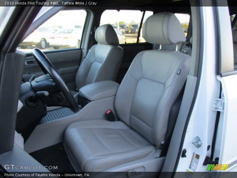 Taffeta White / Gray 2010 Honda Pilot Touring 4WD