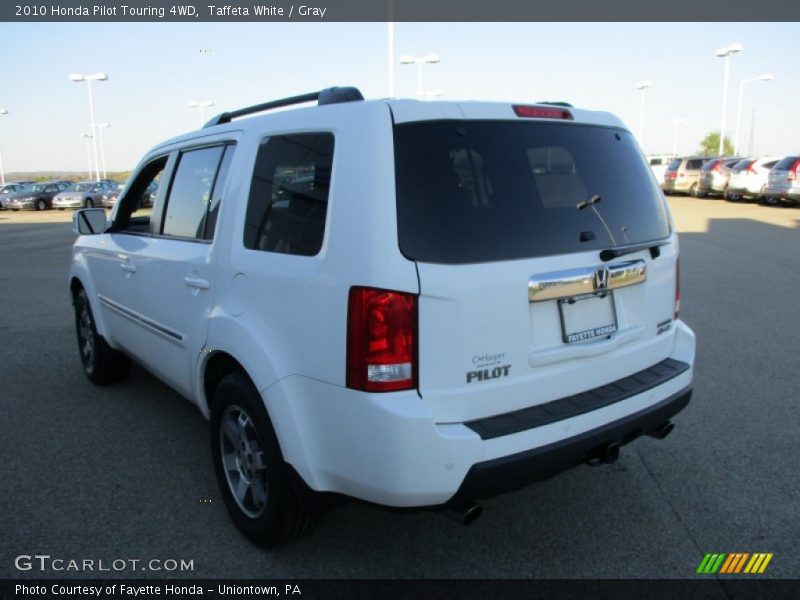 Taffeta White / Gray 2010 Honda Pilot Touring 4WD
