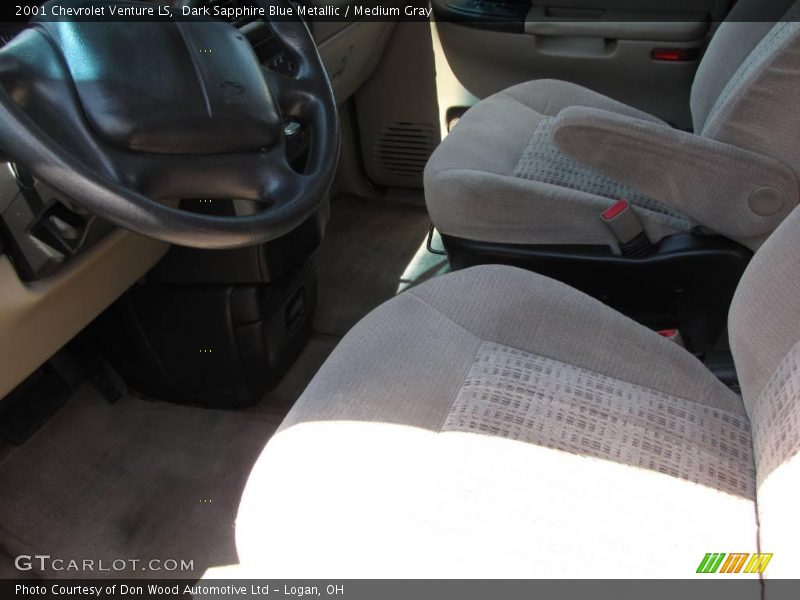 Dark Sapphire Blue Metallic / Medium Gray 2001 Chevrolet Venture LS