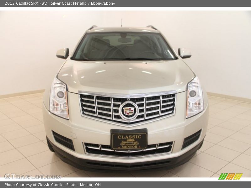 Silver Coast Metallic / Ebony/Ebony 2013 Cadillac SRX FWD