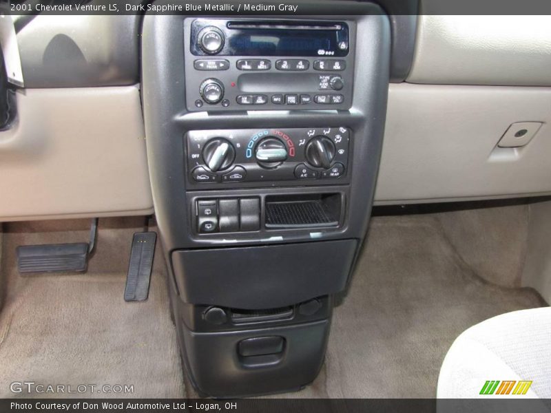 Dark Sapphire Blue Metallic / Medium Gray 2001 Chevrolet Venture LS