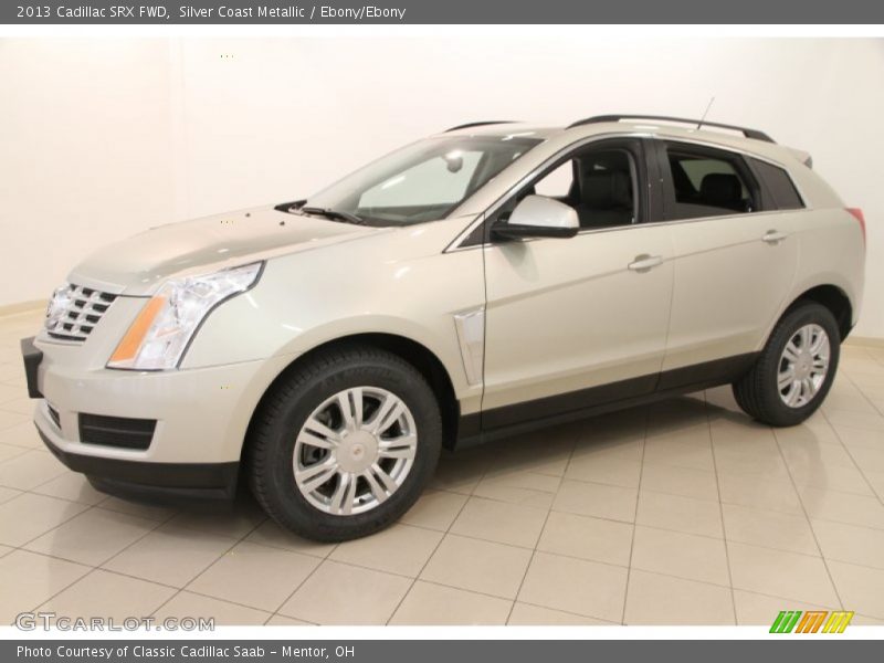 Silver Coast Metallic / Ebony/Ebony 2013 Cadillac SRX FWD