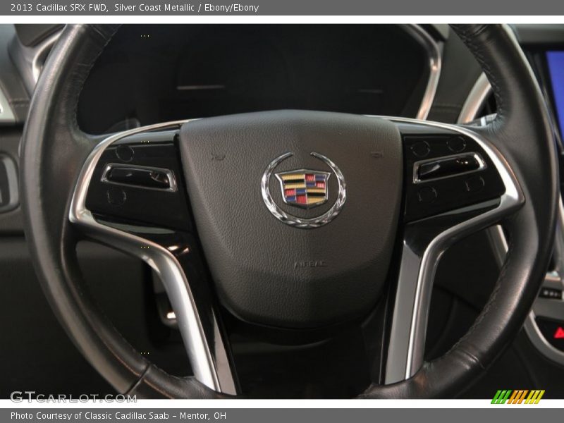 Silver Coast Metallic / Ebony/Ebony 2013 Cadillac SRX FWD