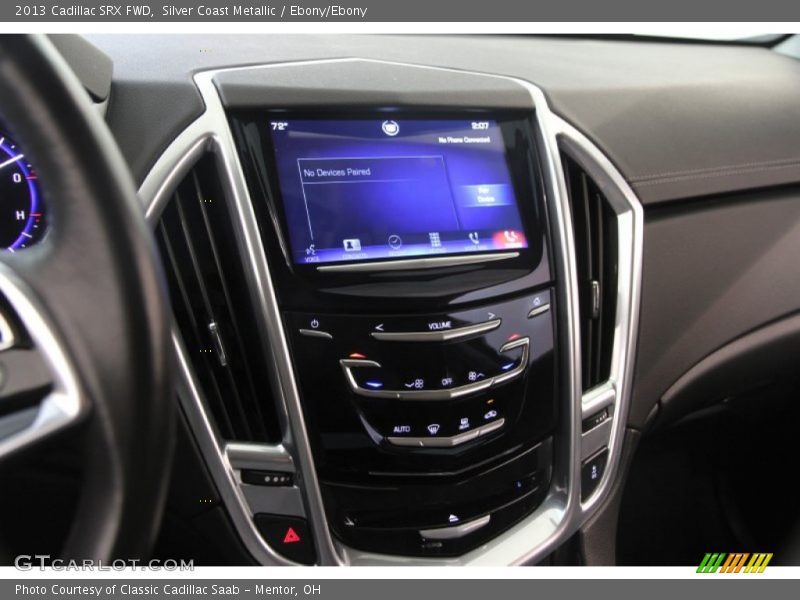 Silver Coast Metallic / Ebony/Ebony 2013 Cadillac SRX FWD