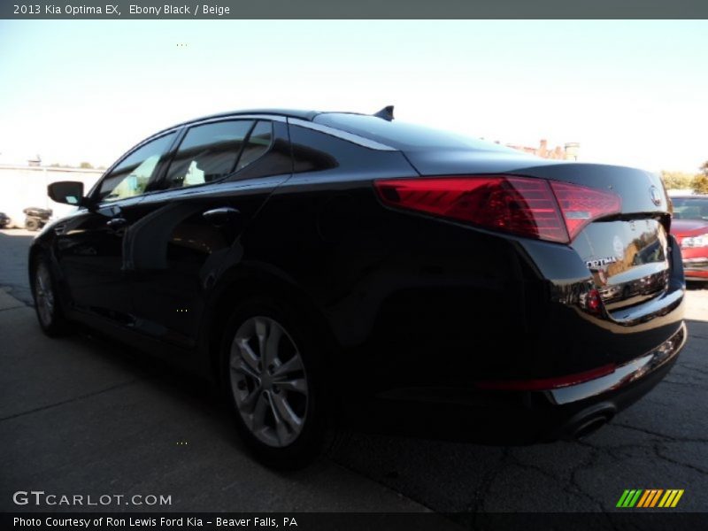 Ebony Black / Beige 2013 Kia Optima EX