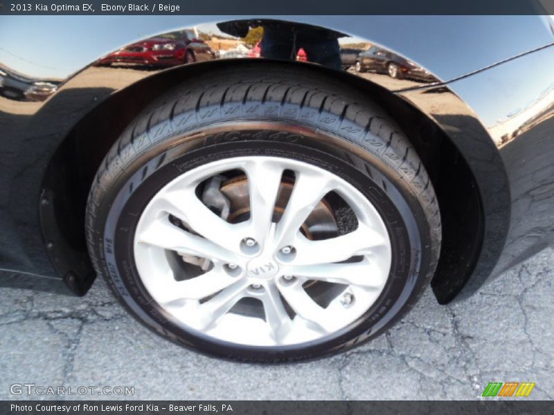 Ebony Black / Beige 2013 Kia Optima EX
