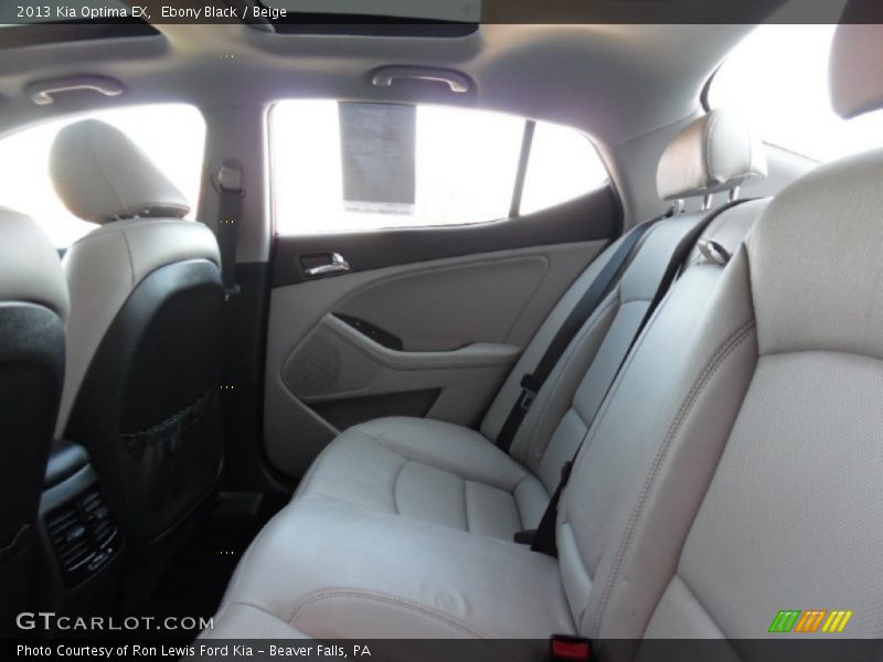 Ebony Black / Beige 2013 Kia Optima EX